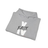 V EAUX IV - WHITE W/ BLACK EAUX UNISEX HOODIE