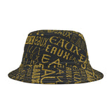 EAUX - GOLD AOP BUCKET HAT