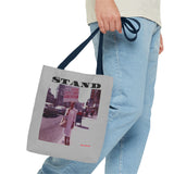 STAND - BLACK TOTE BAG