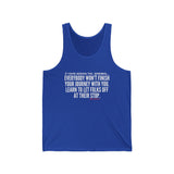 LET FOLKS OFF UNISEX TANK TOP