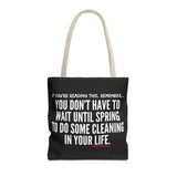 SPRING CLEANING TOTE BAG