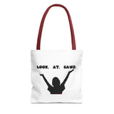 LOOK AT GAWD WHITE TOTE BAG