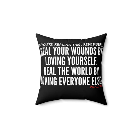 HEAL YOUR WOUNDS THROW PILLOW