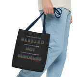 BLACK MAN RAINBOW TOTE BAG