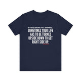 UPSIDE DOWN UNISEX SHORT SLEEVE T SHIRTS