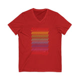 BIIIIIITCH RAINBOW UNISEX  V-NECK T-SHIRTS