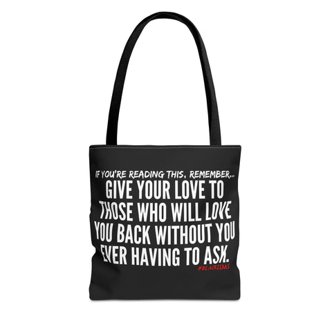 GIVE YOUR LOVE TOTE BAG
