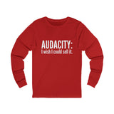 Audacity_white UNISEX LONGSLEEVE T-SHIRT