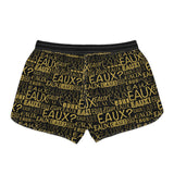 EAUX - GOLD WOMEN'S CASUAL SHORT