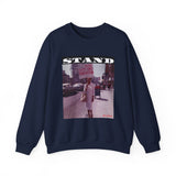 STAND - WHITE UNISEX SWEAT SHIRT