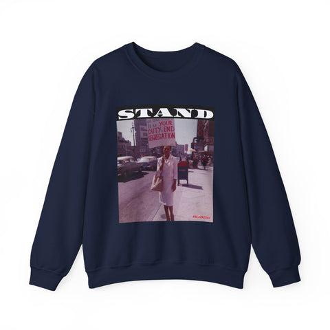 STAND - WHITE UNISEX SWEAT SHIRT