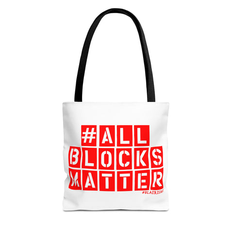 #AllBlocksMatter Tote Bag - Empowering AOP Design for Activism
