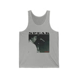 SPEAK - BLACK UNISEX TANK TOP