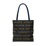 BLACK MAGIC - BLACK GOLD TOTE BAG