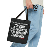 EXPLANATION TOTE BAG