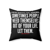WEED THEMSELVES OUT THROW PILLOW