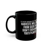 HARVEST CERAMIC BLACK MUG (11oz, 15oz)