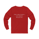 TAKE A DEEP BREATH (CLEAN) UNISEX LONGSLEEVE T-SHIRT