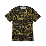 EAUX - GOLD AOP UNISEX T-SHIRT
