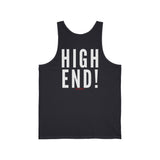 HIGH END WHITE UNISEX TANK TOP