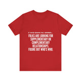 FIGURE OUT UNISEX   SHORT SLEEVE T-SHIRT