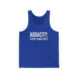 Audacity_white UNISEX TANK TOP