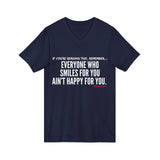 SMILES FOR YOU UNISEX V-NECK T-SHIRT