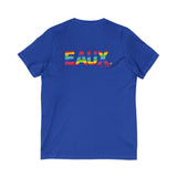 EAUX RAINBOW UNISEX V-NECK T-SHIRTS