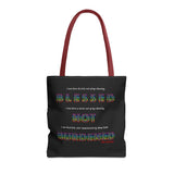 BLACK MAN RAINBOW TOTE BAG