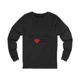 BLACK PEOPLE I LOVE YOU - BLACK UNISEX LONG SLEEVE T-SHIRT