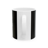 HECKLERS CERAMIC MUG - BLACK 110Z, 150Z