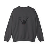 LOOK AT GAWD WHITE UNISEX SWEATSHIRTS