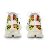 EAUX BLACK ON RAINBOW MESH SNEAKERS
