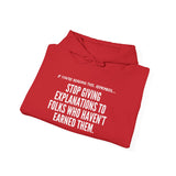 EXPLANATION UNISEX HOODIE