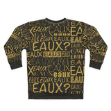 EAUX - GOLD AOP UNISEX SWEATSHIRT