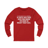 TRADING PLACES UNISEX LONG SLEEVE T-SHIRT