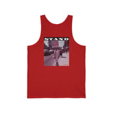 STAND - WHITE UNISEX TANK TOP