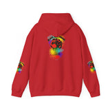 BLACK GAY PROUD FIST UNISEX HOODIE
