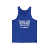 JOY IN THE MIRROR UNISEX TANK TOP