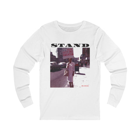 STAND - BLACK UNISEX LONG SLEEVE T-SHIRT