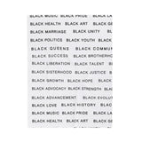 BLACK MAGIC - BLACK LETTERS PLUSH BLANKET