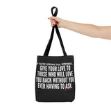 GIVE YOUR LOVE TOTE BAG