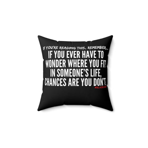 WHERE YOU FIT THROW PILLOW