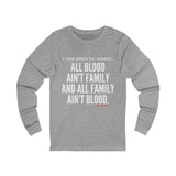 ALL BLOOD UNISEX LONG SLEEVE T-SHIRT