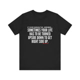 UPSIDE DOWN UNISEX SHORT SLEEVE T SHIRTS