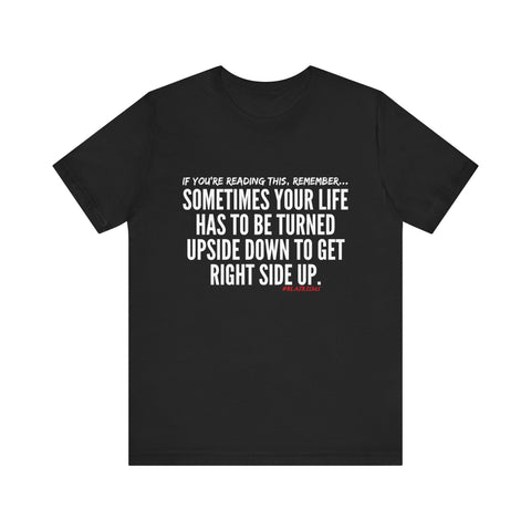 UPSIDE DOWN UNISEX SHORT SLEEVE T SHIRTS