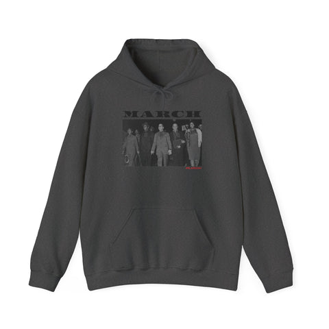 MARCH - BLACK UNISEX HOODIE