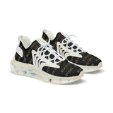 BLACK MAGIC - BLACK GOLD MESH SNEAKERS