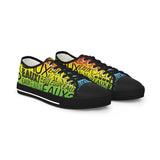 EAUX BLACK ON RAINBOW LOW-TOP SNEAKERS WHITE SOLE