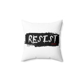 RESIST - BLACK THROW PILLOW